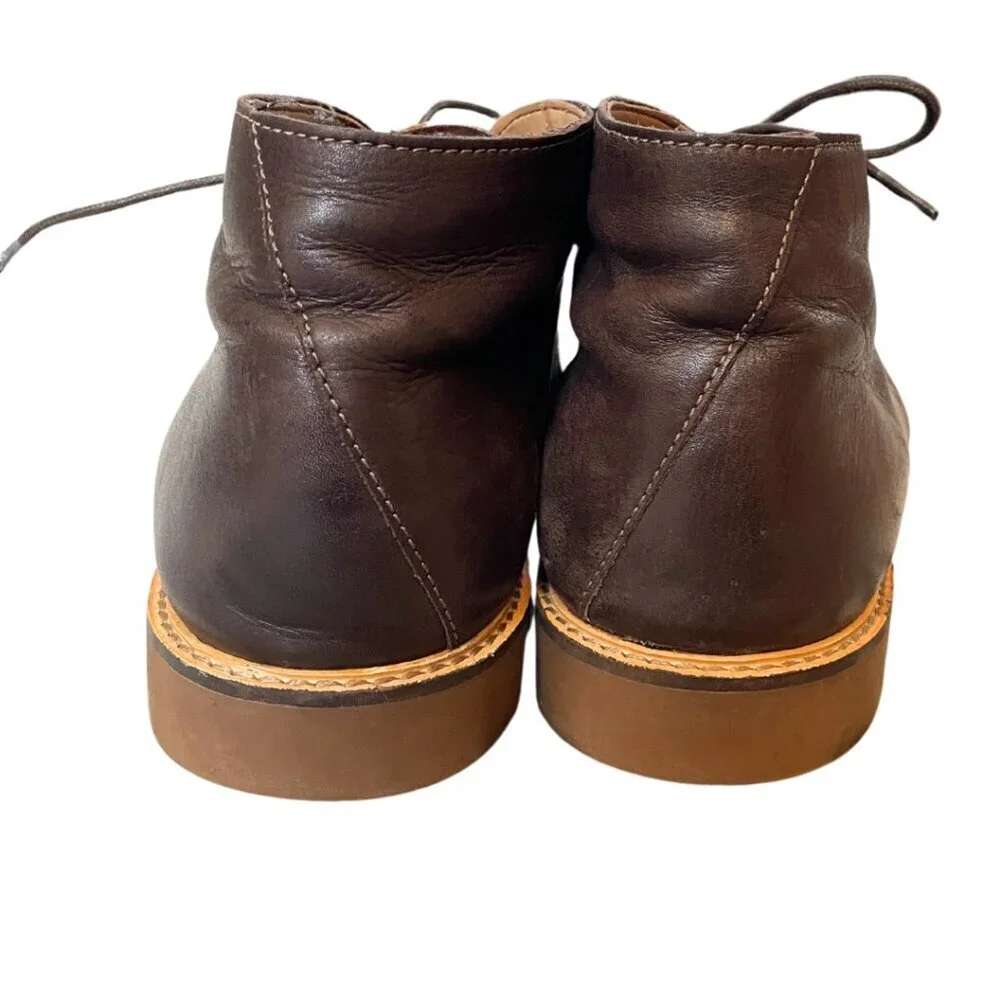 Clark's Atticus‎ Ankle Lace-Up Boots, Men's Size 12, brown, GUC